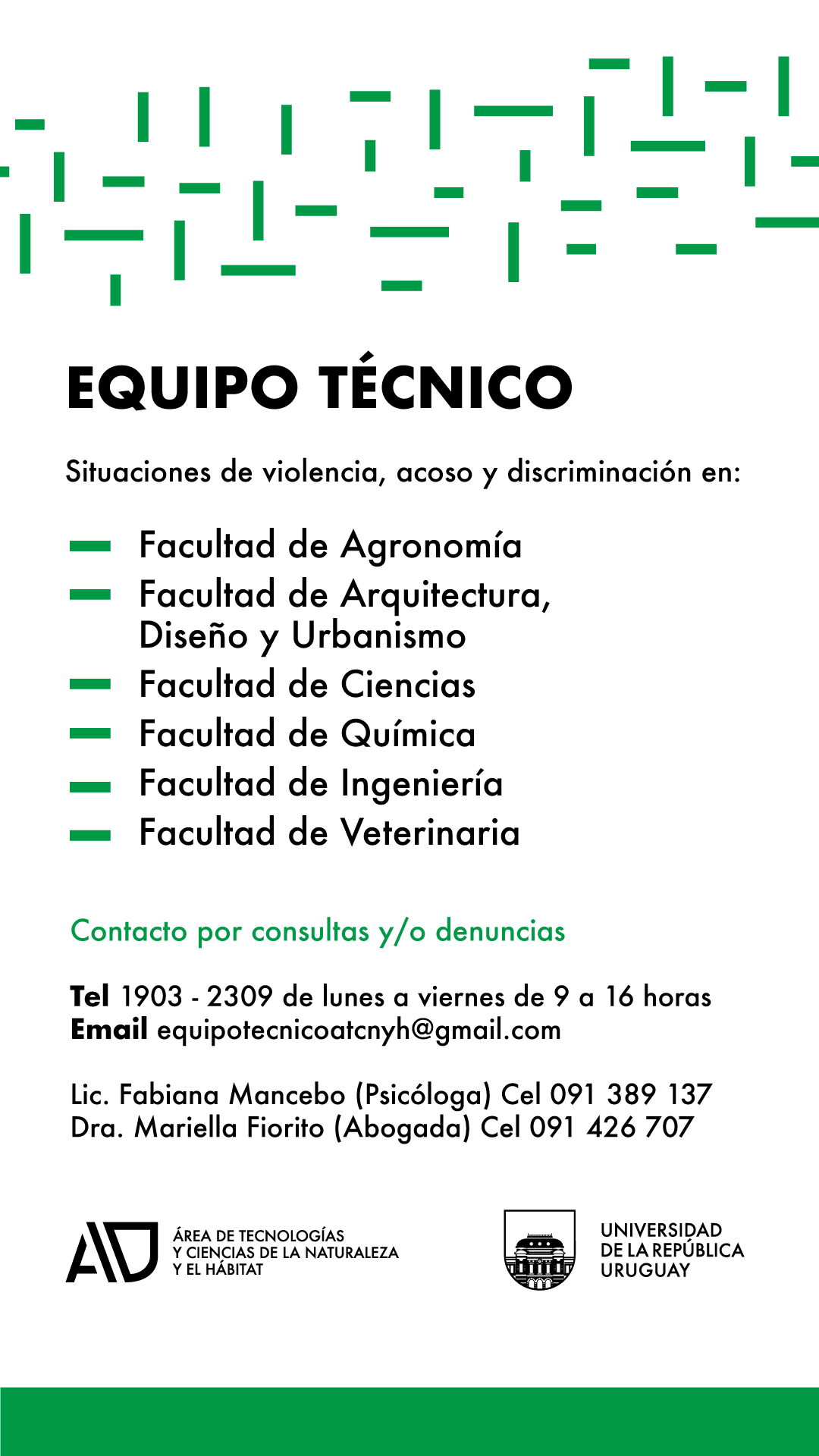 Banner vertical equipo técnico 
