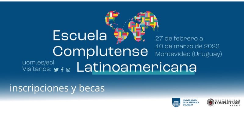 Inscripciones a los cursos y becas de la Escuela Complutense Latinoamericana