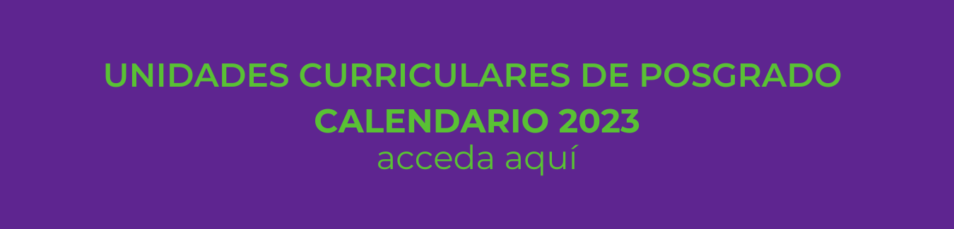 Calendario posgrados
