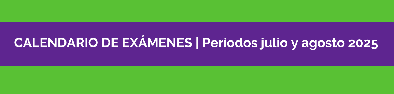 CALENDARIO DE EXÁMENES