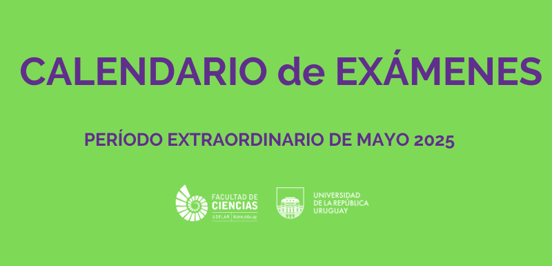  Calendario de exámenes: período extraordinario de mayo 2025