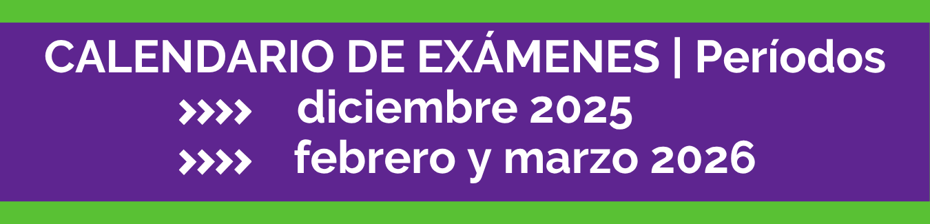 CALENDARIO DE EXÁMENES