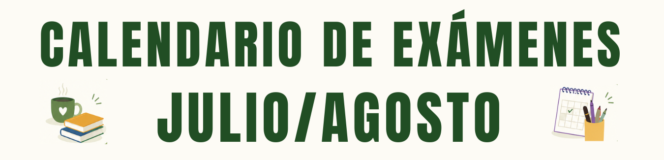 CALENDARIO DE EXÁMENES