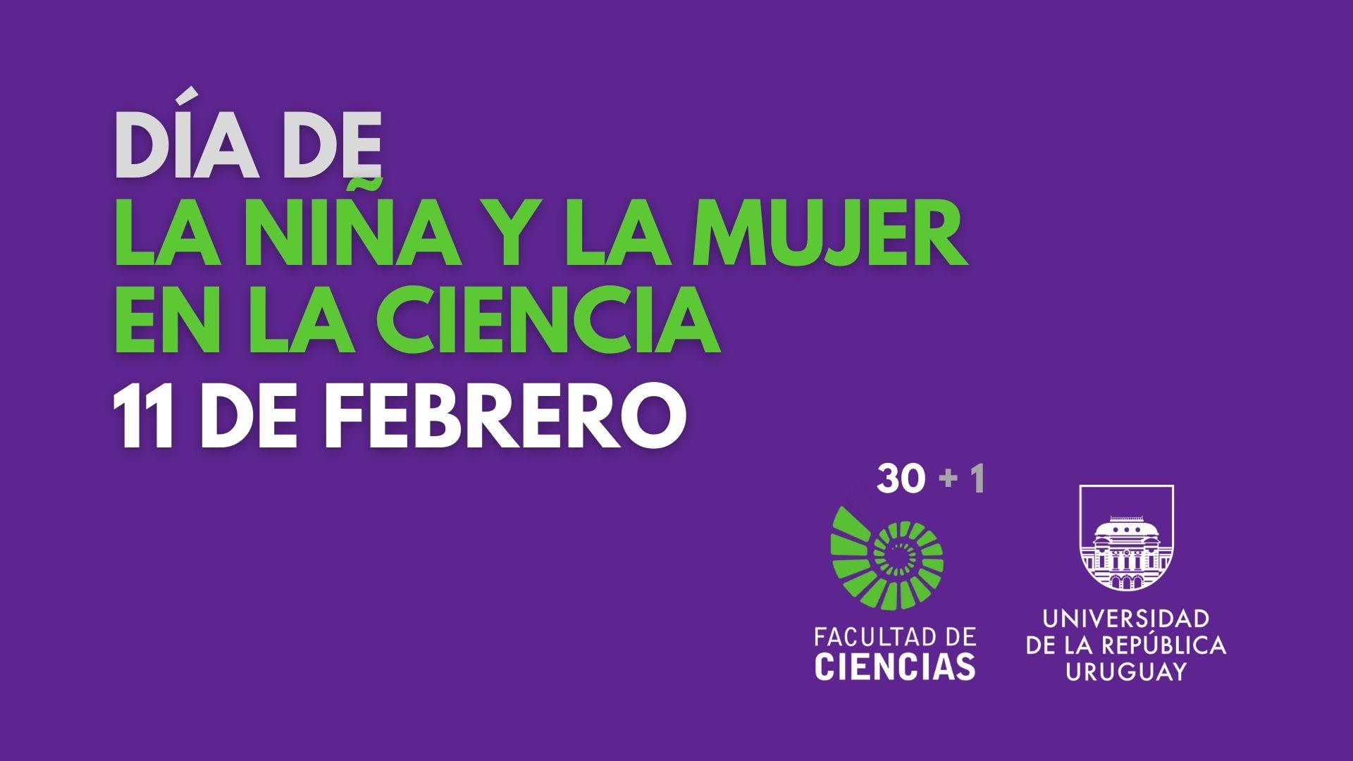 DIA DE LA MUJER Y LA NIÑA EN LA CIENCIA
