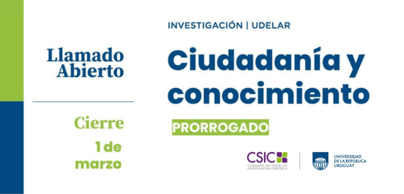 Placa con aviso de Prorroga del Programa Ciudadanía y Conocimiento (CESIC)